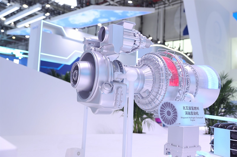 Megawatt-class Hydrogen-fueled Turboshaft Engine